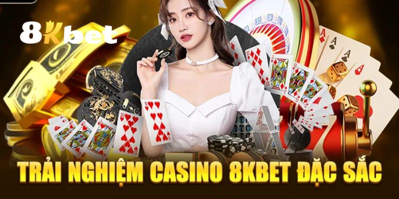 Giới thiệu qua về sảnh casino 8KBET