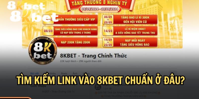 Hướng dẫn cách truy cập vào link 8KBET không bị chặn dễ dàng nhất